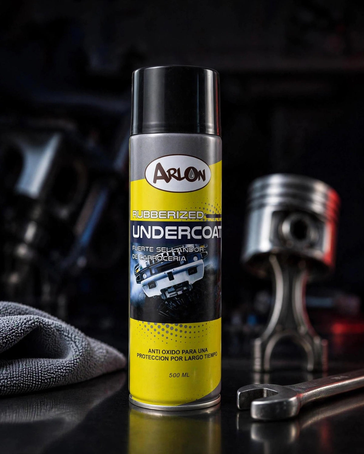 ARLON RUBBERIZED UNDERCOAT - Fuerte Sellador de Carrocería 500 ML
