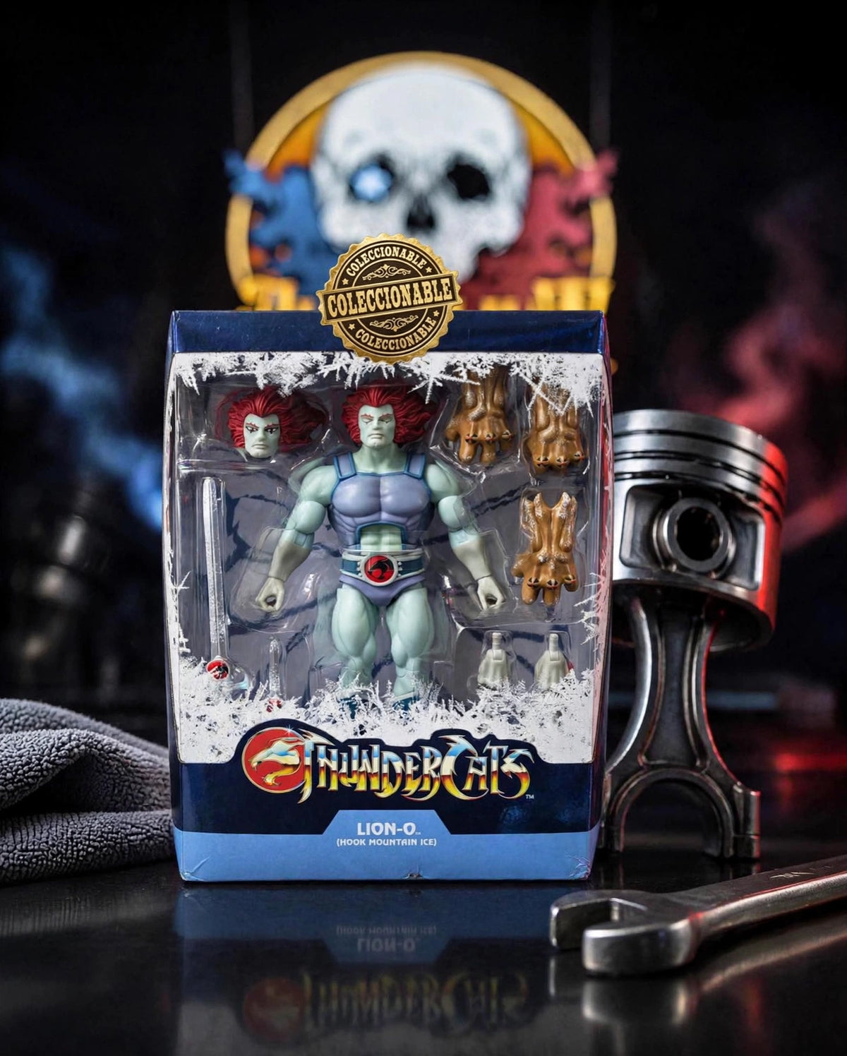 Lion-O Hook Mountain Ice - ThunderCats Super7 - Cambia de Color