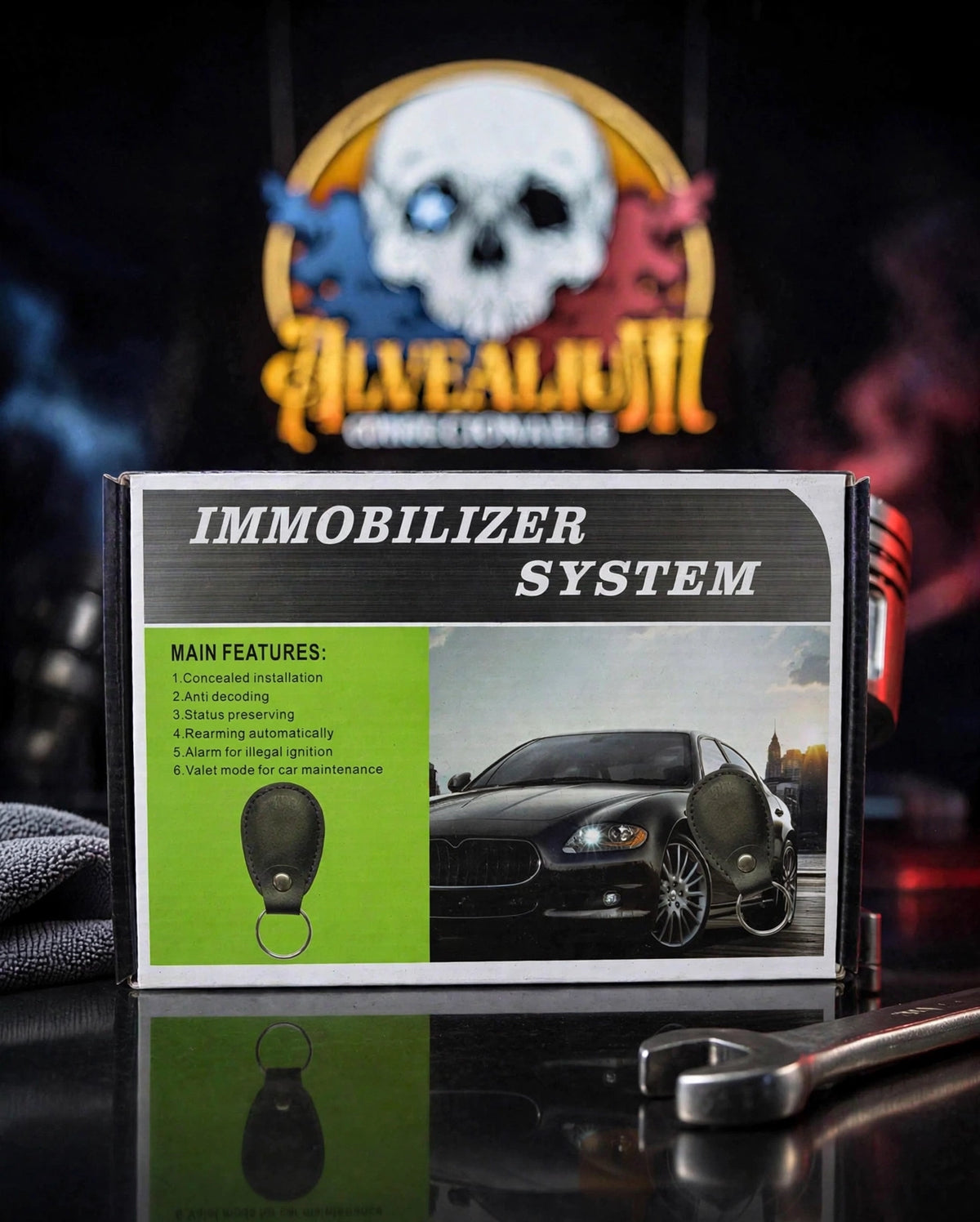 Inmovilizador para auto - Sistema antirrobo con llaveros de presencia