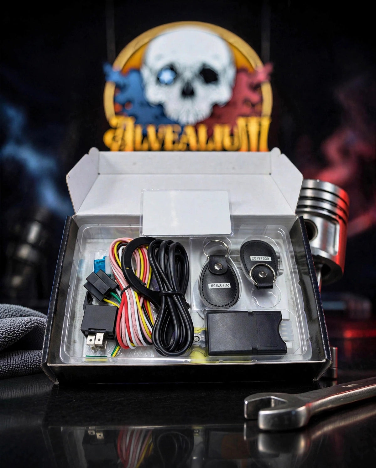 Inmovilizador para auto - Sistema antirrobo con llaveros de presencia